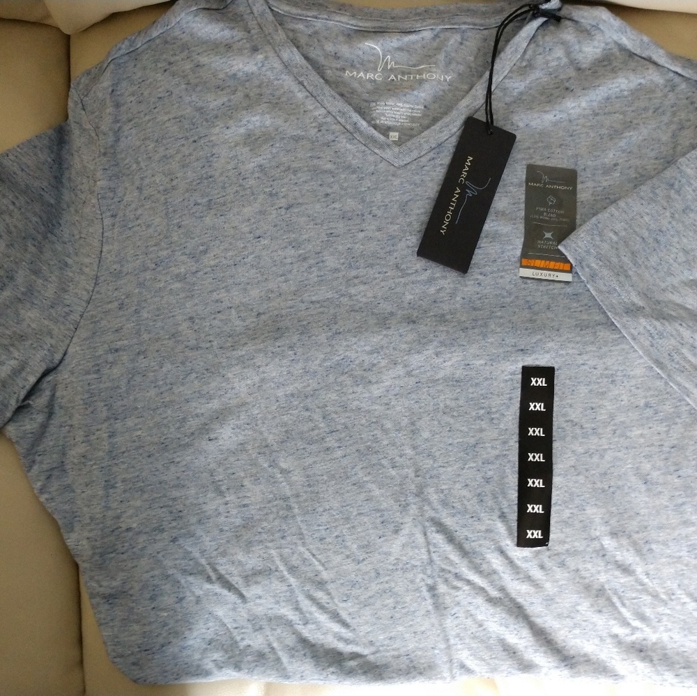 Designer men's vneck dress t